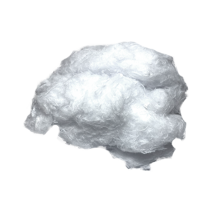 White Synthetic Reprocessed Fiber